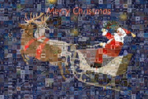 Happy Christmas From The Open Art Fair by vladimirws