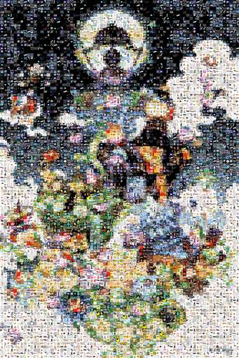 Kirby Mosaic mad out of random photos by tylerb