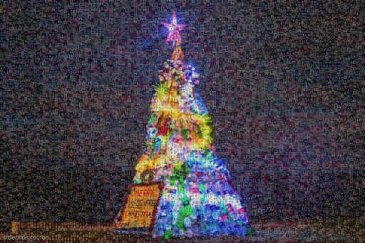 Upcycled Christmas Tree by thepearlprotectors