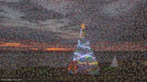 Upcycled Christmas Tree by thepearlprotectors