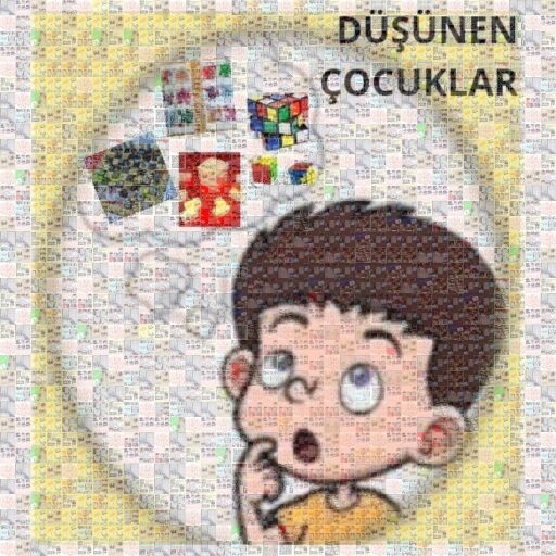 DÜŞÜNEN ÇOCUKLAR MOZAİK by selverbar