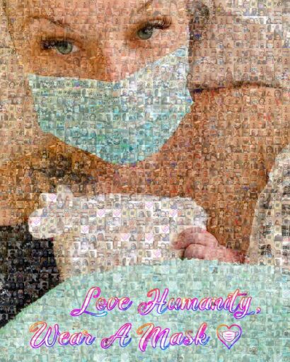 Love Humanity Wear A Mask by jessica1980