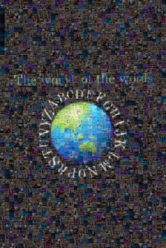 The World of the Words Mosaic by denizsrci