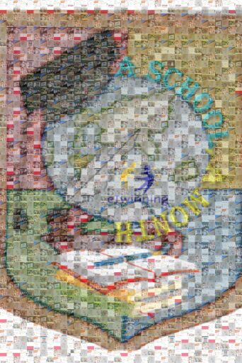 'A month, a school' eTwinning project's logo by olka