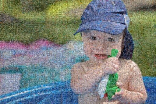 Lucas's First Year Mosiac by charlesmillmarina