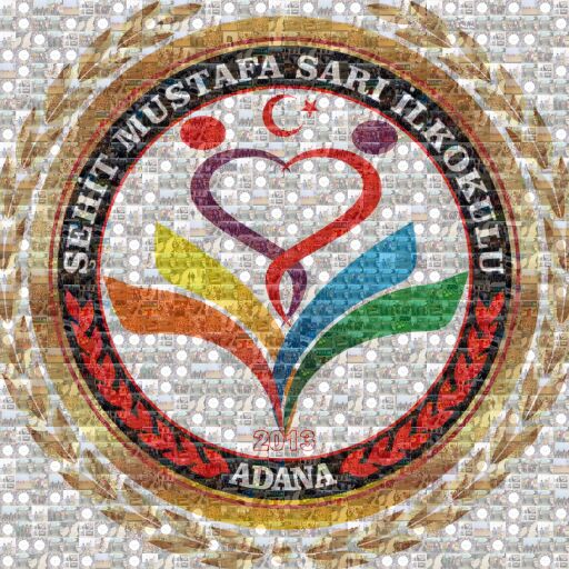 ŞEHİT MUSTAFA SARI İLKOKULU MOZAİK ÇALIŞMASI by theamet