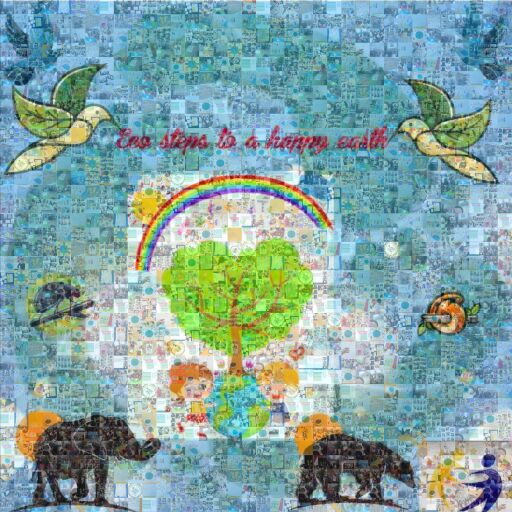 ECO STEPS TO A HAPPY EARTH  by sinem14