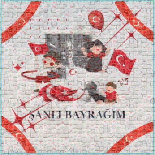 ŞANLI BAYRAĞIM MOZAİĞİ by 55074834