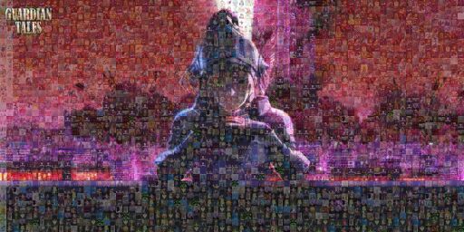 Guardian Tales 2 Years Fanart Friday Mosaic by cmjeroen