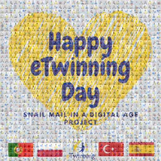 Snail Mail in a Digital Age eTwinning Day Mosaic by alyonakelleci1