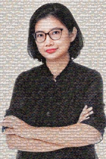 Foto Mosaic Bu Diah by chairunnisah010