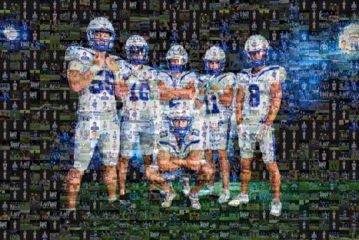 Football Team Posing by jessicat