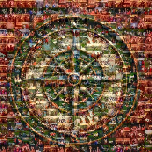 Compass Brick Wall by hri