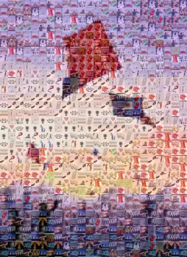 Man Flying Kite by llerli