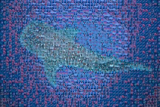 photomosaic "identity" project by gwenmceachern