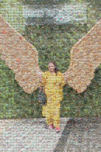 Woman Yellow Dress by bioraniganj