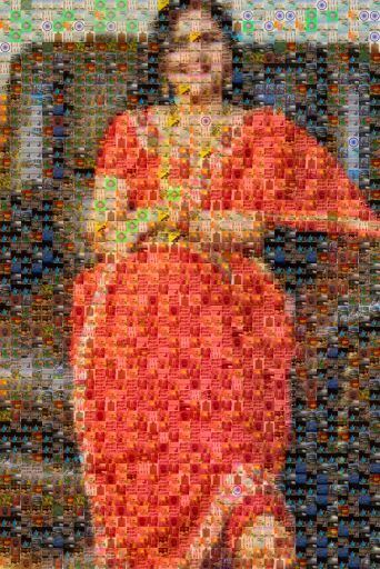 Woman Red Sari by madhuyadavsfu