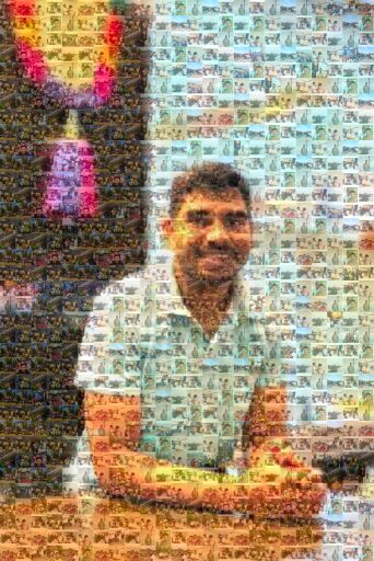 Man Sitting At A Table by gipsydangour778