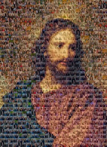 Painting Jesus Holding by rschaefermeyer