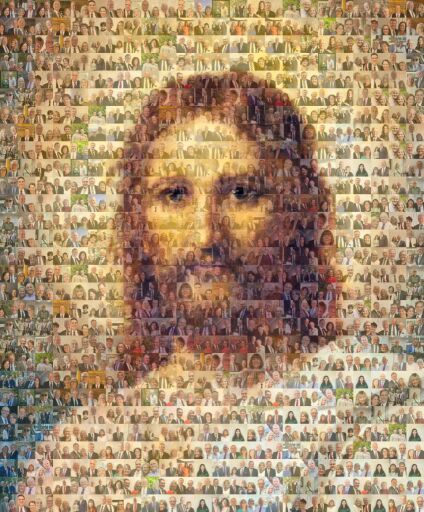 Painting Jesus Holding by rschaefermeyer