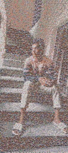 Man Sitting Steps by anaskhan95690