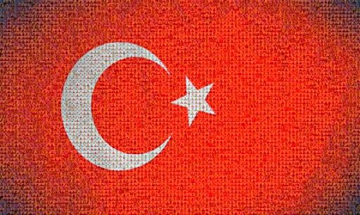 Flag Turkey Black Copy by tokay81