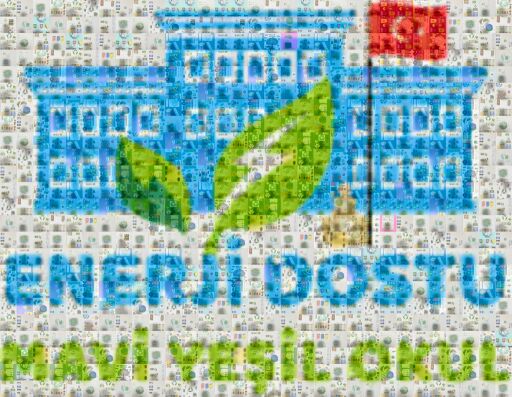 23 Nisan Anaokulu Mavi Yeşil Okul Afişi by gummy