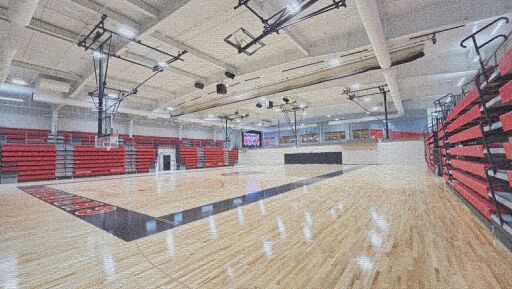 Basketball Court View by fagang