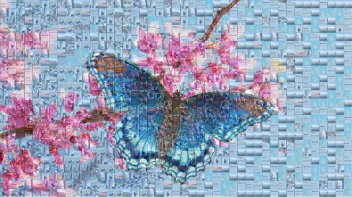 Blue Butterfly's Bloom by jordinicol11