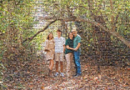 Family Forest Portrait Copy 2 by worldvisionartists
